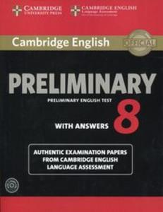 Cambridge English Preliminary 8 Student's Book with Answers and Audio 2CD - 2857784493