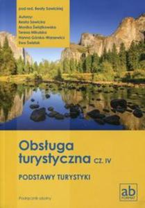 Obsuga turystyczna Cz 4 Podstawy turystyki Podrcznik - 2857786337