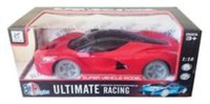 Samochd Ultimate Racing ze wiatem i dwikiem czerwony 1:18 - 2857786599