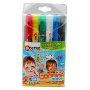 Farby do twarzy oster 6 kolorw - 2857788139