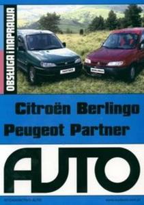 Citroen Berlingo Peugeot Partner. Obsuga i naprawa - 2825665245