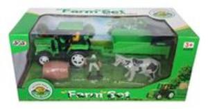Zestaw Farma z traktorem 25 cm Krowa - 2857789500