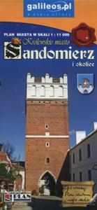 Sandomierz i okolice Plan miasta 1:11 000 - 2857790196