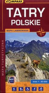 Tatry Polskie mapa turystyczna 1:30 000 - 2857790386