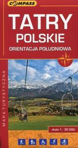 Tatry Polskie orientacja poudniowa mapa turystyczna 1:30 000