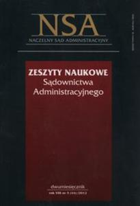 Zeszyty Naukowe Sdownictwa Administracyjnego 5/2012 - 2857790456