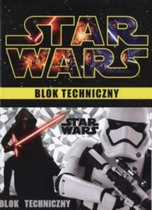 Blok techniczny A4 Star Wars 10 kartek 10 sztuk mix - 2857791351