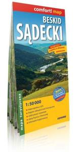 Beskid Sdecki comfort! map laminowana mapa turystyczna 1:50 000 - 2857791422