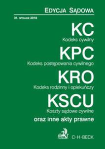 Kodeks cywilny. Kodeks postpowania cywilnego. Kodeks rodzinny i opiekuczy. Koszty sdowe cywilne - 2857791558