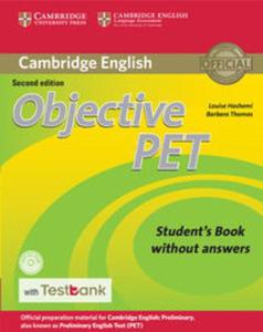 Objective PET Student's Book without Answers with CD-ROM with Testbank - 2857791786