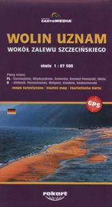 Wolin Uznam Wok Zalewu Szczeciskiego Mapa turystyczna 1:67 500 - 2857792567