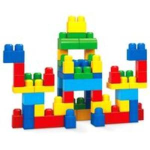 Mega Bloks Klocki 60 elementw torba niebieska - 2857792922