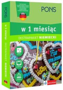 Niemiecki w 1 miesic z 3 tablicami jzykowymi i kursem online - 2857793436