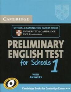 Cambridge Preliminary English Test for Schools 1 Student's Book with Answers - 2857794128