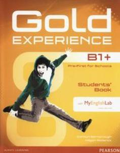 Gold Experience B1+ Students Book + DVD + MyEnglishLab - 2857796396