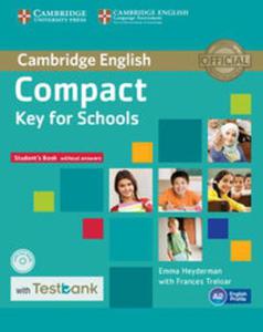 Compact Key for Schools Student's Book without Answers with CD-ROM with Testbank - 2857799370
