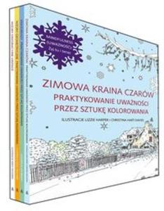 PAKIET Zimowa kraina czarw, Krajobrazy, Wzory geometryczne, Wzory dekoracyjne vintage - 2857799981