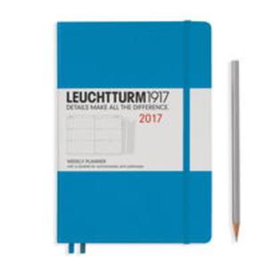 Kalendarz tygodniowy 2017 Medium lazurowy Leuchtturm1917