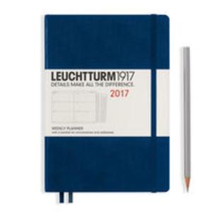 Kalendarz tygodniowy 2017 Medium morski Leuchtturm1917 - 2857800484