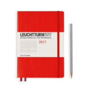 Kalendarz dzienny 2017 Medium czerwony Leuchtturm1917 - 2857800503