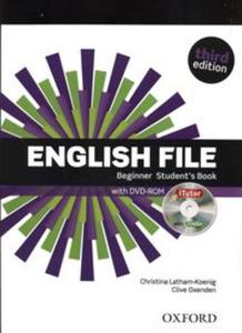 English File Beginner Student's Book + DVD +iTutor - 2857801827