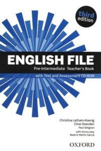 English File Pre-Intermediate Teacher's Book + CD - 2857801832