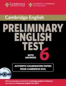 Cambridge Preliminary English Test 6 Self Study Pack - 2857802246