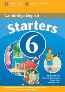 Cambridge Young Learners English Tests 6 Starters Student's Book - 2857802253