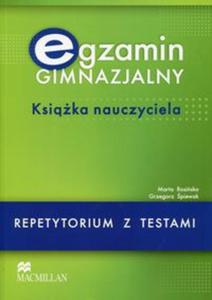 Egzamin gimnazjalny Repetytorium z testami Ksika nauczyciela - 2857803003