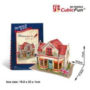 Puzzle 3D Domki wiata Wielka Brytania Hardware Shop - 2857804030