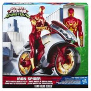 Spider-Man Iron Spider z motocyklem figurka 30 cm - 2857804053