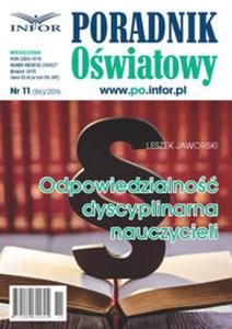 Odpowiedzialno dyscyplinarna nauczycieli - 2857804685