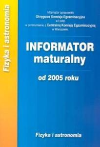 Informator maturalny - fizyka i astronomia (format A4) - 2825666190