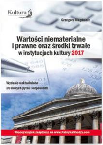 Wartoci niematerialne i prawne oraz rodki trwae w instytucjach kultury 2017 - 2857806152