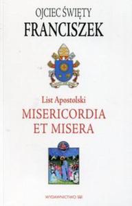 List Apostolski Misericordia et misera - 2857806588