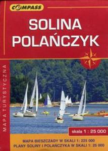 Solina Polaczyk Bieszczady mapa turystyczna 1:25 000 - 2857806727