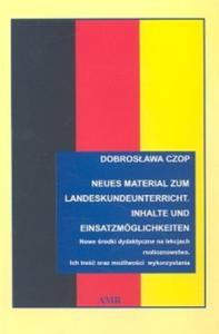Neues Material zum Landeskundeunterricht Nowe rodki dydaktyczne na lekcjach realioznawstwa - 2825666248