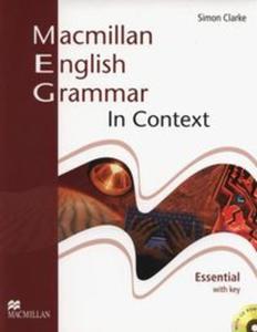 Macmillan English Grammar in Context Essential with key + CD - 2857806856
