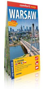 Warsaw comfort! map laminowany plan miasta - 2857807511