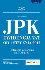 JPK Ewidencja VAT od 1 stycznia 2017 - 2857807626