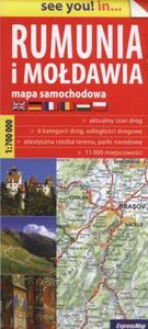 Rumunia i Modawia Mapa samochodowa 1:700 000