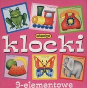 Klocki 9-elementowe rowe zabawki - 2857808606