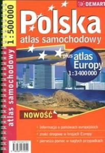 Polska 1:500 000 plus Europa atlas samochodowy - 2825666360