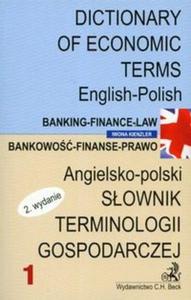 SOWNIK TERMINOLOGII GOSPODARCZEJ angielsko-polski 1 BANKOWO-FINANSE-PRAWO wyd.2 - 2825666364