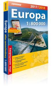 Europa atlas samochodowy 1:800 000