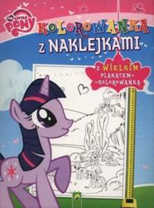 Kolorowanka z naklejkami My Little Pony - 2857810426