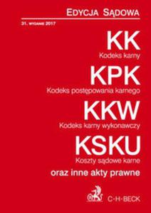 Kodeks karny. Kodeks postpowania karnego. Kodeks karny wykonawczy. Koszty sdowe karne oraz inne akty prawne - 2857811919