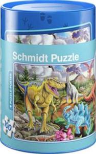 Puzzle 100 Skarbonka Dinozaury - 2857812192