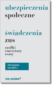 Ubezpieczenia spoeczne i wiadczenia ZUS - 2857812253