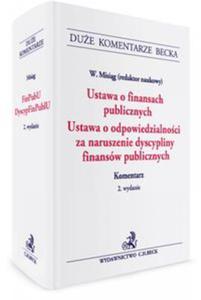 Ustawa o finansach publicznych Ustawa o odpowiedzialnoci za naruszenie dyscypliny finansw publicznych - 2857812261